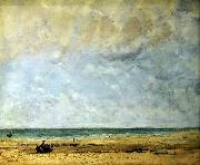 Gustave Courbet Seashore oil